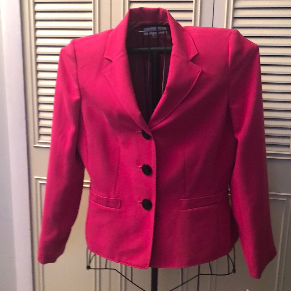 Pink suit jacket